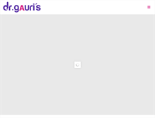 Tablet Screenshot of gaurijoshi.com
